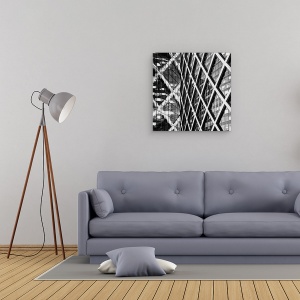 Tablou canvas - X Factor, Abstract, Linii, Arhitectura, Structura, 90 x 90 cm - Img 2
