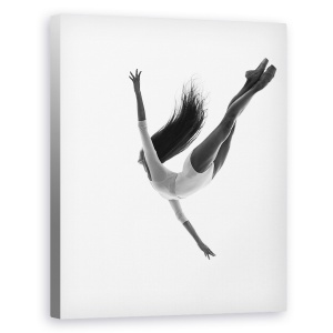 Tablou canvas - Yuka, Dansatoare, Balet, Studio, Balerina, Fata, 60 x 75 cm
