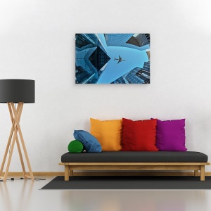 Tablou canvas - Zburand Peste , Aparare, Aviatie, 40 x 60 cm - Img 2