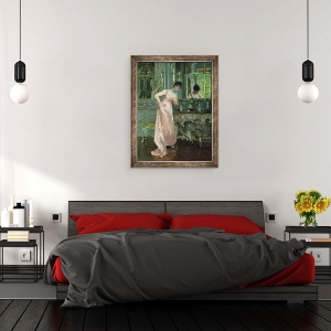 Tablou inramat - Albert Raudnitz - Trandafirul, 60 x 80 cm - Img 3