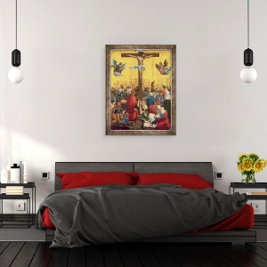 Tablou inramat - Albrecht Altdorfer - Crucifixion, 60 x 80 cm - Img 3