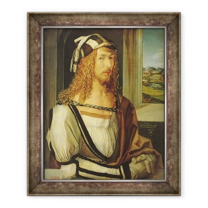 Tablou inramat - Albrecht Durer - Autoportret cu Manusi, 50 x 60 cm