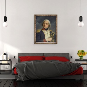 Tablou inramat - Alexandre-Francois Caminade - Generalul Charles Pichegru 1761-1804, 60 x 80 cm - Img 3