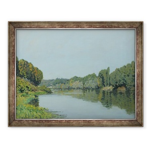 Tablou inramat - Alfred Sisley - Sena la Bougival II, 60 x 80 cm