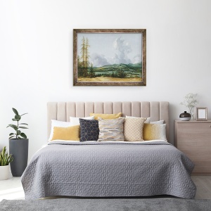 Tablou inramat - Allart van Everdingen - Peisaj deal, 60 x 80 cm - Img 3