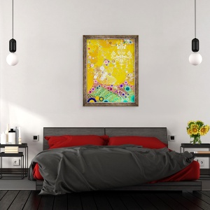 Tablou inramat - AlyZen Moonshadow - Classy Bird, 2014, 60 x 80 cm - Img 3