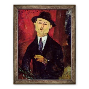 Tablou inramat - Amedeo Modigliani - Paul Guillaume 1893-1934 Novo Pilota, 60 x 80 cm