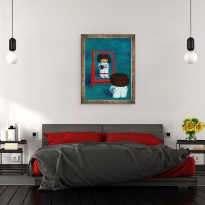 Tablou inramat - Andra Badea - Pentru ca meriti, 60 x 80 cm - Img 3
