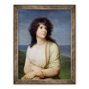 Tablou inramat - Andrea Appiani the Elder - Doamna Hamelin 1776-1851, 70 x 90 cm