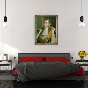 Tablou inramat - Andrea Appiani the Elder - Portretul Printului Eugene de Beauharnais 1781-1824 Vicerege al Italiei si Duce de Leuchtenberg, 60 x 80 cm - Img 3