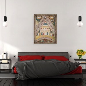 Tablou inramat - Andrea di Bonaiuto Andrea da Firenze - Pentecost, 70 x 90 cm - Img 3