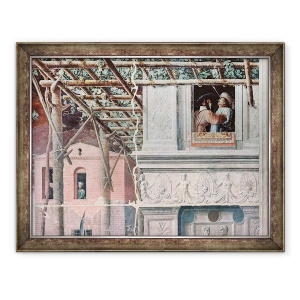 Tablou inramat - Andrea Mantegna - Martiriul Sfantului Christopher, 70 x 90 cm