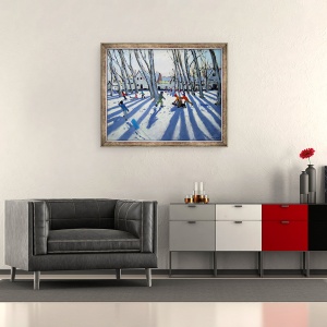Tablou inramat - Andrew Macara - Begijnhof, Bruges, 50 x 60 cm - Img 2