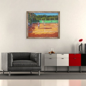 Tablou inramat - Andrew Macara - Practica de tenis, Cap dadge, Franta,2013, 50 x 60 cm - Img 2