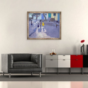 Tablou inramat - Andrew Macara - Rochia galbena, Udaipur, India, 50 x 60 cm - Img 2