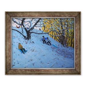 Tablou inramat - Andrew Macara - Sanie Allestree teren de golf a treia gaura 2014, 70 x 85 cm