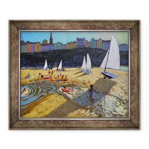 Tablou inramat - Andrew Macara - Tenby Regatta, 50 x 60 cm