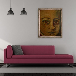 Tablou inramat - Annick Gaillard - Mozart VII, 50 x 60 cm - Img 2