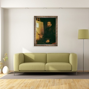 Tablou inramat - Anthonis van Dashorst Mor - Autoportret, 70 x 90 cm - Img 2
