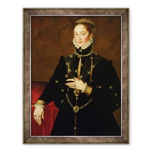 Tablou inramat - Anthonis van Dashorst Mor - Marchiza de Las Navas, 60 x 80 cm