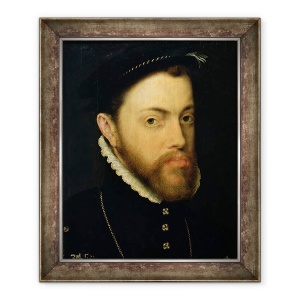 Tablou inramat - Anthonis van Dashorst Mor - Portret De Filip al II-lea al Spaniei 1527-98, 50 x 60 cm
