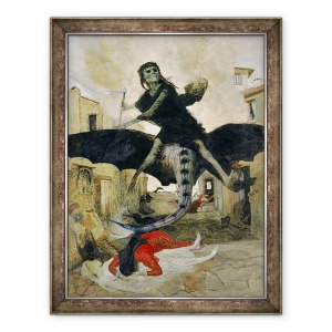 Tablou inramat - Arnold Bocklin - Ciuma, 70 x 90 cm