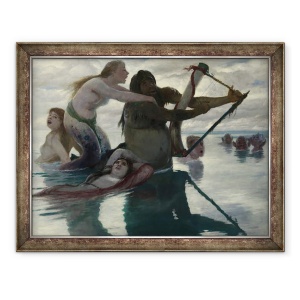 Tablou inramat - Arnold Bocklin - in mare, 70 x 90 cm