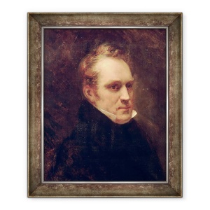 Tablou inramat - Ary Scheffer - Portrait of Aimable-Guillaume-Prosper Brugiere 1782-1866 Baron of Barante, 50 x 60 cm