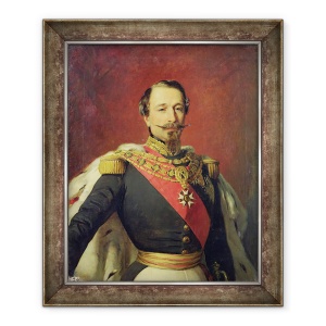 Tablou inramat - Auguste Boulard - Portretul imparatului Ludovic Napoleon al III-lea, 70 x 85 cm