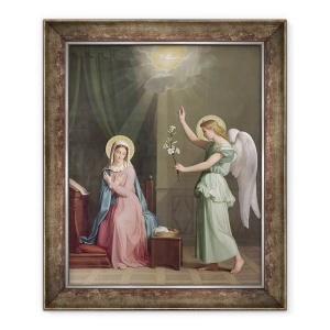 Tablou inramat - Auguste Pichon - Buna Vestire, 70 x 85 cm