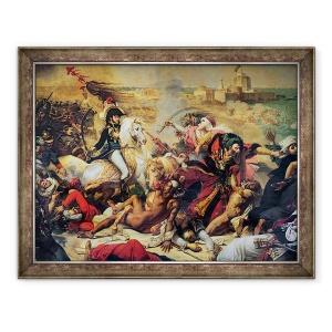 Tablou inramat - Baron Antoine Jean Gros - Batalia de la Aboukir, 70 x 90 cm