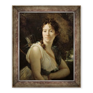 Tablou inramat - Baron Gerard, Francois Pascal Simon - Domnisoara Duchesnoy in rolul lui Dido, 70 x 85 cm