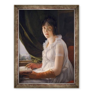 Tablou inramat - Baron Gerard, Francois Pascal Simon - Portretul lui Marie-Philippe-Claude Warbonne 1763-c.1837 c.1796, 60 x 80 cm