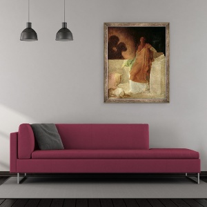 Tablou inramat - Baron Pierre-Narcisse Guerin - Jealousy, 50 x 60 cm - Img 2