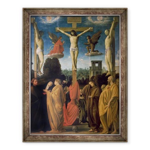 Tablou inramat - Bartolomeo Suardi Bramantino - The Crucifixion, 60 x 80 cm