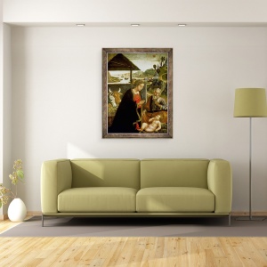 Tablou inramat - Bastiano Mainardi - Nasterea Domnului, 70 x 90 cm - Img 2