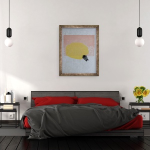 Tablou inramat - Bella Larsson - Bondar si Soare, 70 x 90 cm - Img 3