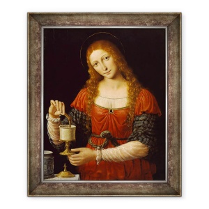 Tablou inramat - Bernardino Luini - Sfanta Maria Magdalena, 70 x 85 cm