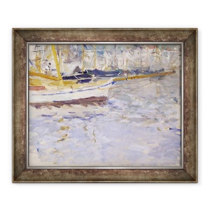 Tablou inramat - Berthe Morisot - Portul Nisa, 50 x 60 cm