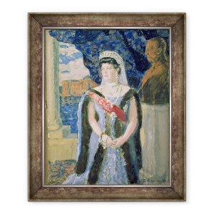 Tablou inramat - Boris Mikhailovich Kustodiev - Portretul Marii Ducese Maria Pavlovna, 70 x 85 cm