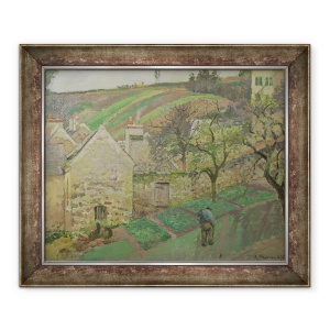 Tablou inramat - Camille Pissarro - Dealul Schitului, Pontoise, 70 x 85 cm