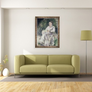 Tablou inramat - Camille Pissarro - Portret De Julie Velay, Sotia Artistului, 60 x 80 cm - Img 2