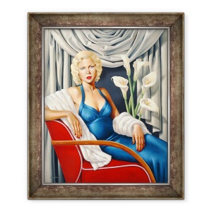 Tablou inramat - Catherine Abel - Omagiu adus lui Harlow, 70 x 85 cm
