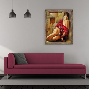 Tablou inramat - Catherine Abel - Rubinul de toamna, 50 x 60 cm - Img 2