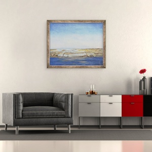 Tablou inramat - Christopher Glanville - Linia de coasta, 70 x 85 cm - Img 2
