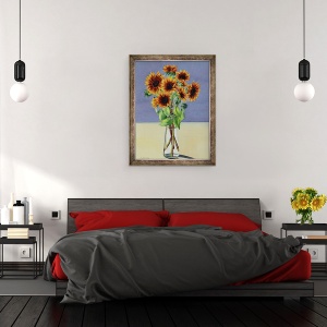 Tablou inramat - Christopher Ryland - Floarea-soarelui, 60 x 80 cm - Img 3
