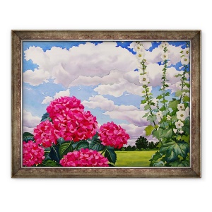 Tablou inramat - Christopher Ryland - Flori la marginea unei pajisti, 60 x 80 cm