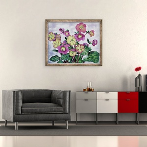 Tablou inramat - Christopher Ryland - Helleborus, 50 x 60 cm - Img 2