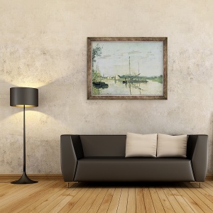 Tablou inramat - Claude Monet - Argenteuil II, 70 x 90 cm - Img 2