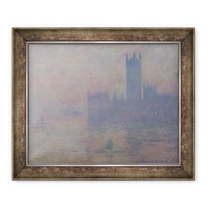 Tablou inramat - Claude Monet - Casele Parlamentului, Londra, 70 x 85 cm